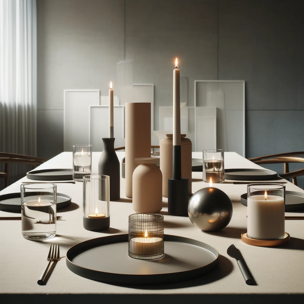 Jak stylowo łączyć nowoczesne świeczniki z podtalerzami w aranżacji stołu?
